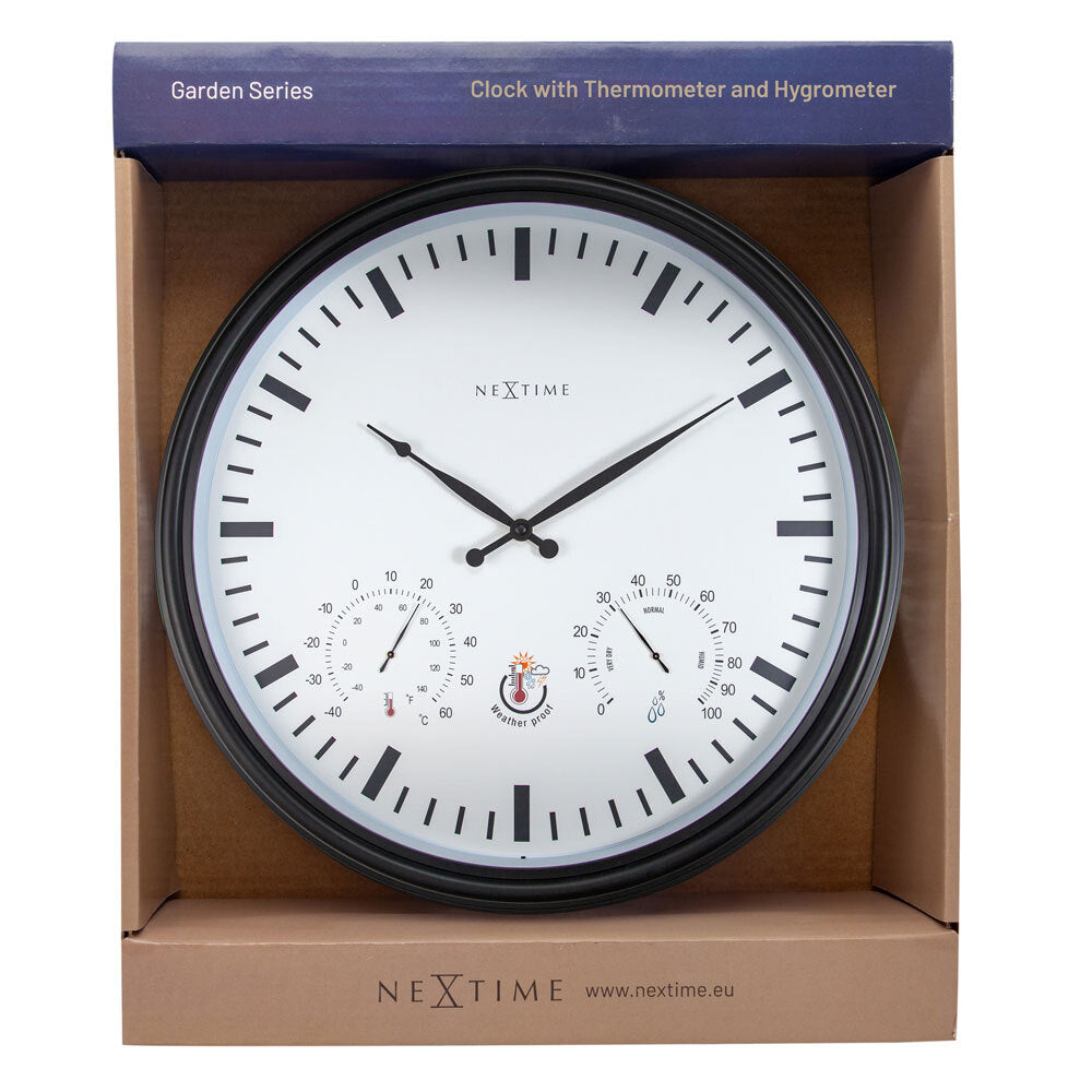 574306zw-nextime-50-8cm-sunflower-outdoor-wall-clock