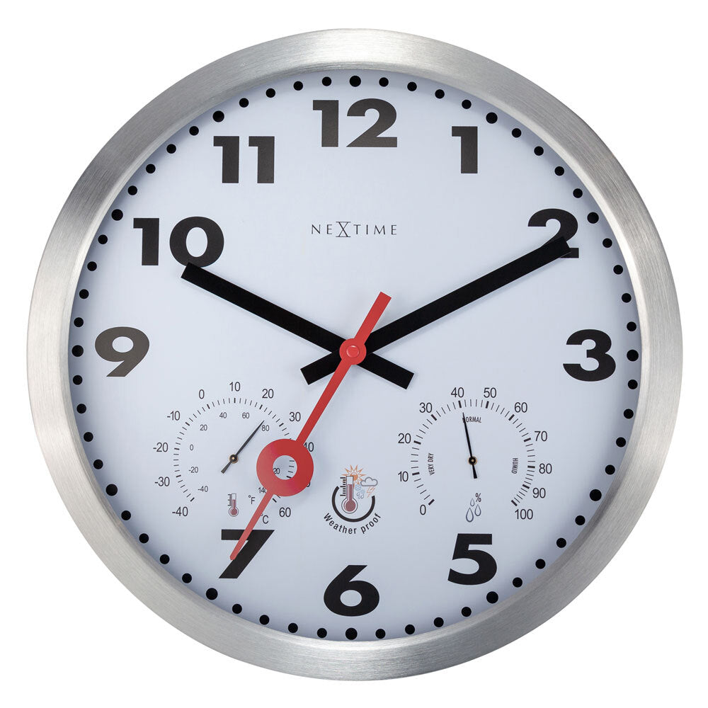 574307ar-nextime-35cm-arabic-temperature-outdoor-wall-clock-white