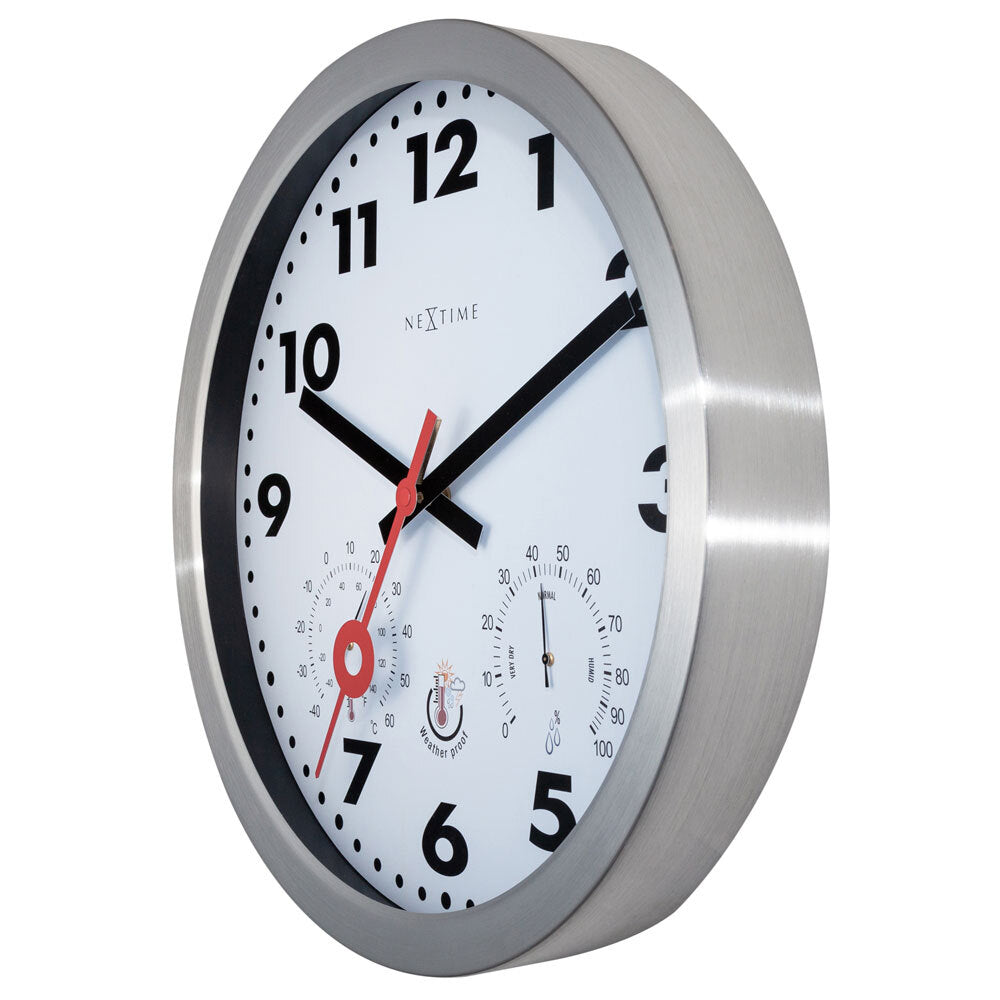 574307ar-nextime-35cm-arabic-temperature-outdoor-wall-clock-white