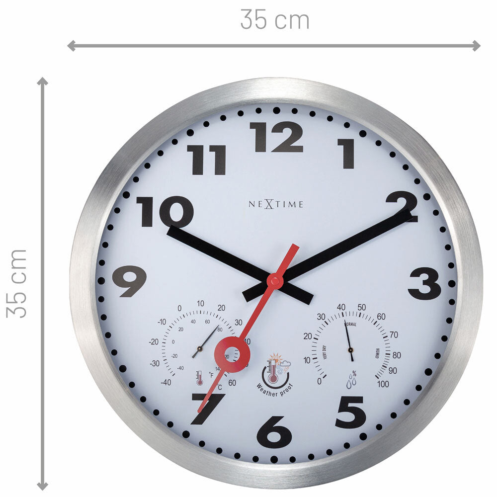 574307ar-nextime-35cm-arabic-temperature-outdoor-wall-clock-white
