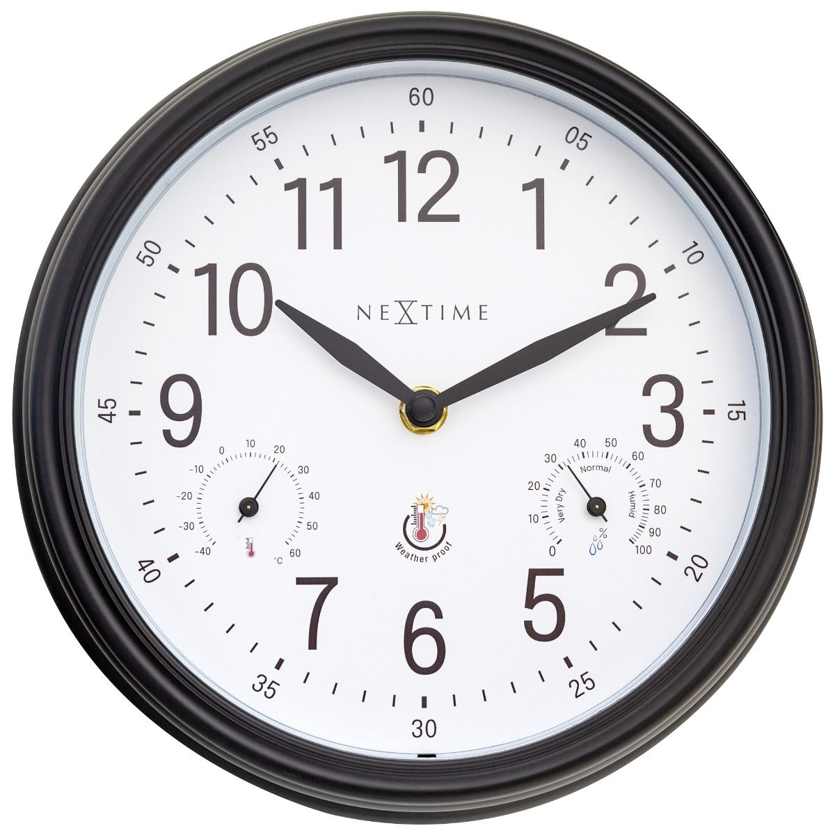 574318wi-nextime-jasmine-weatherproof-outdoor-23-5cm-wall-clock-black-white