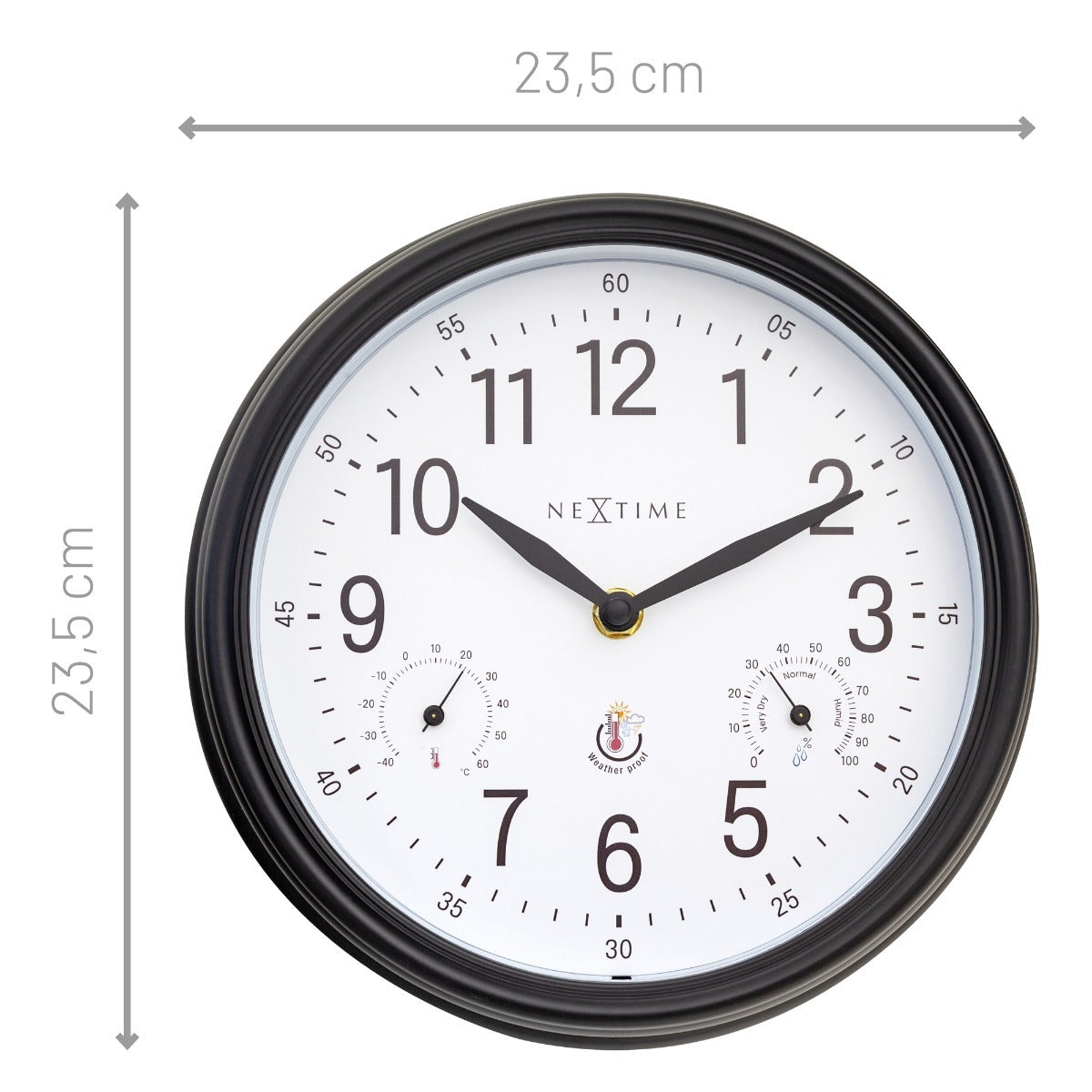 574318wi-nextime-jasmine-weatherproof-outdoor-23-5cm-wall-clock-black-white