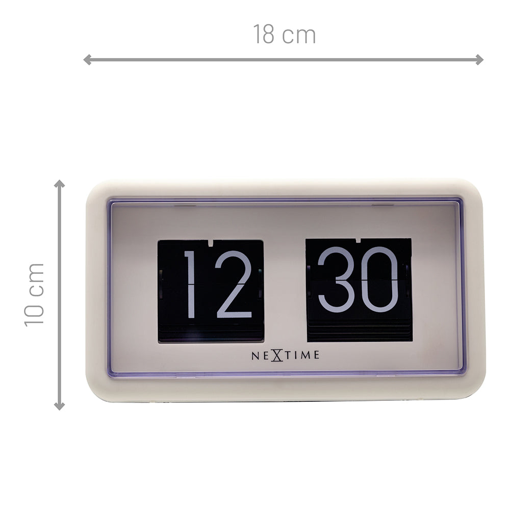 575228wi-nextime-small-18cm-flip-clock-desk-wall-rectangle-white-black