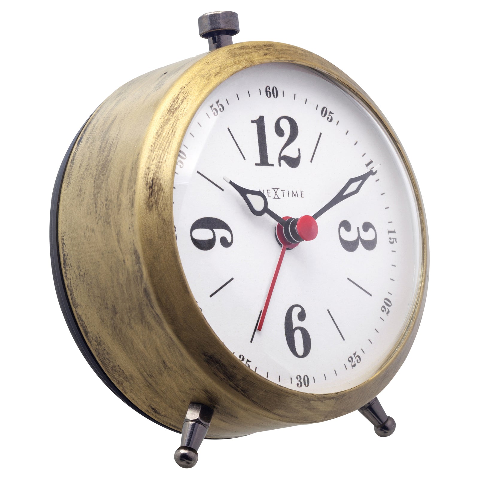 575237go-nextime-harvey-9x10-8cm-alarm-clock-w-luminous-hands-gold