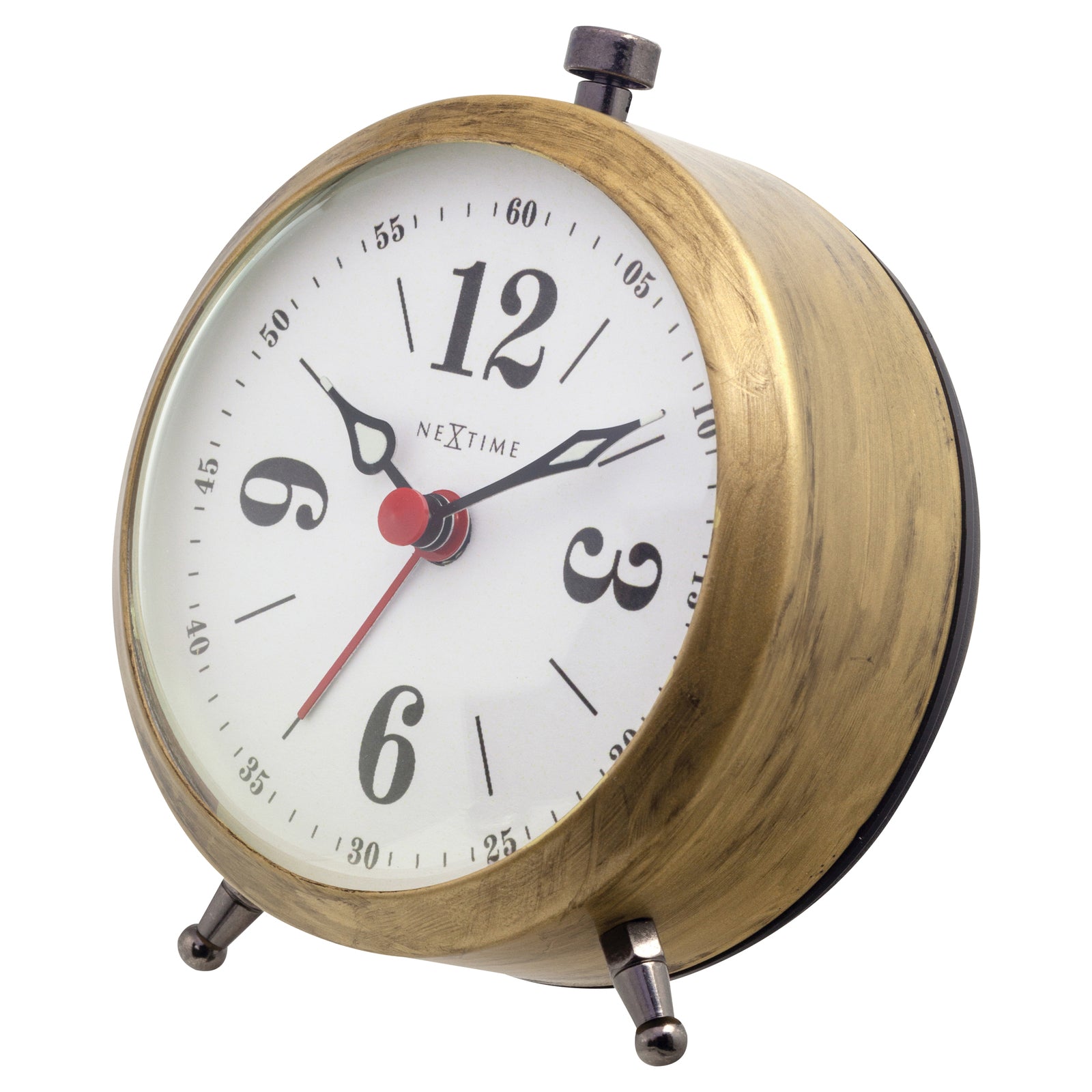 575237go-nextime-harvey-9x10-8cm-alarm-clock-w-luminous-hands-gold