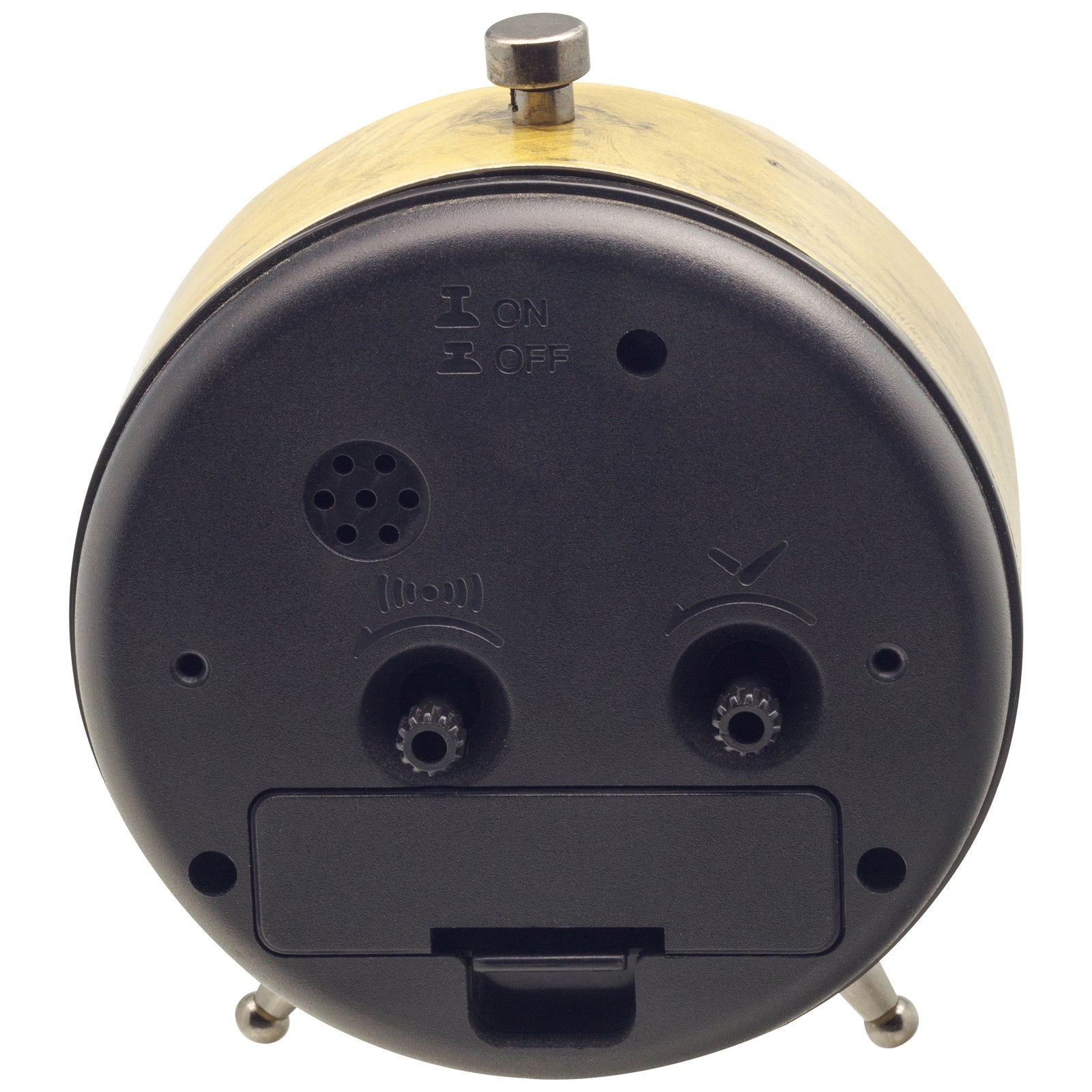 575237go-nextime-harvey-9x10-8cm-alarm-clock-w-luminous-hands-gold