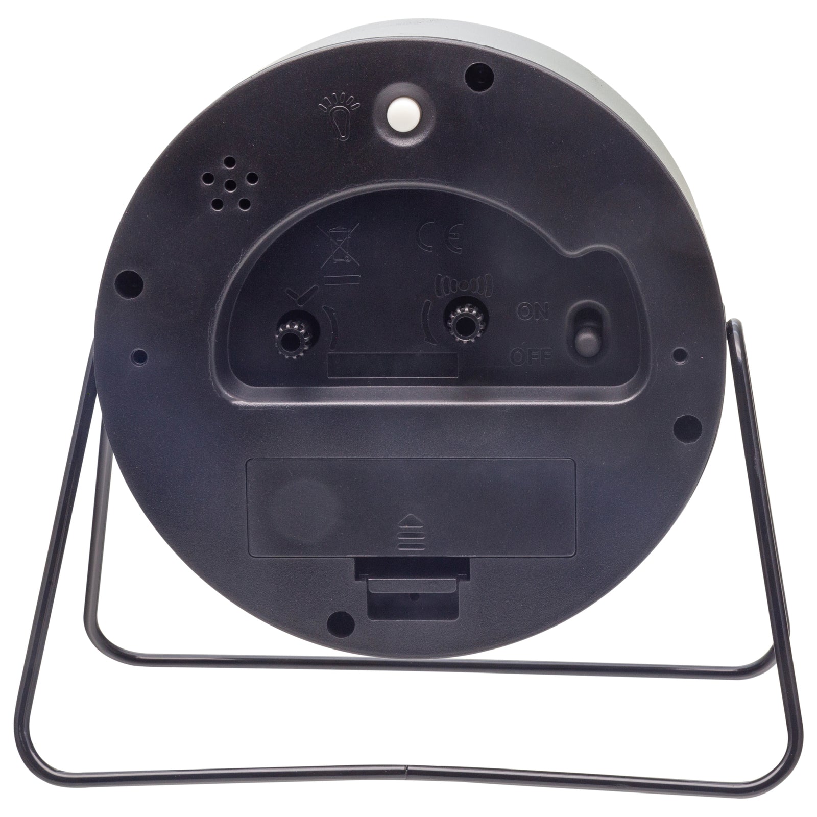 575240gs-nextime-berlin-14x13cm-table-alarm-clock-w-night-light-grey