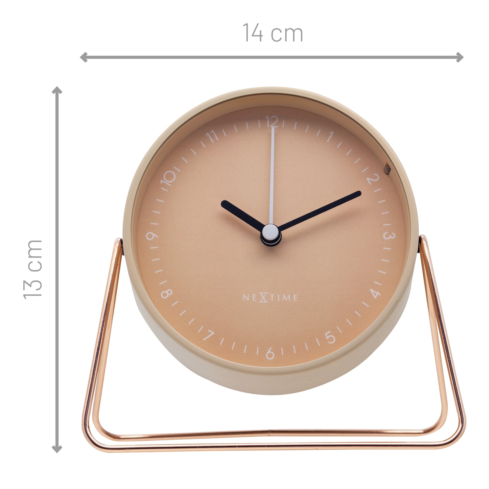 575240rz-nextime-berlin-14x13cm-table-alarm-clock-w-night-light-pink