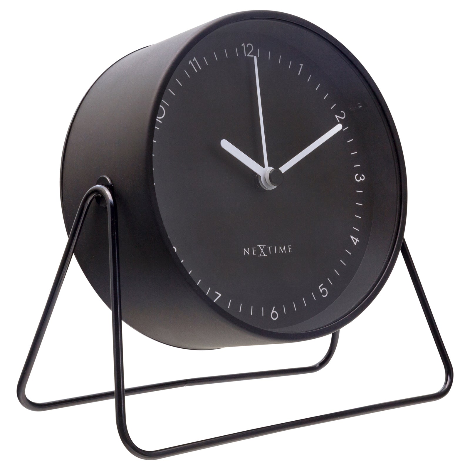 575240zw-nextime-berlin-14x13cm-table-alarm-clock-w-night-light-black
