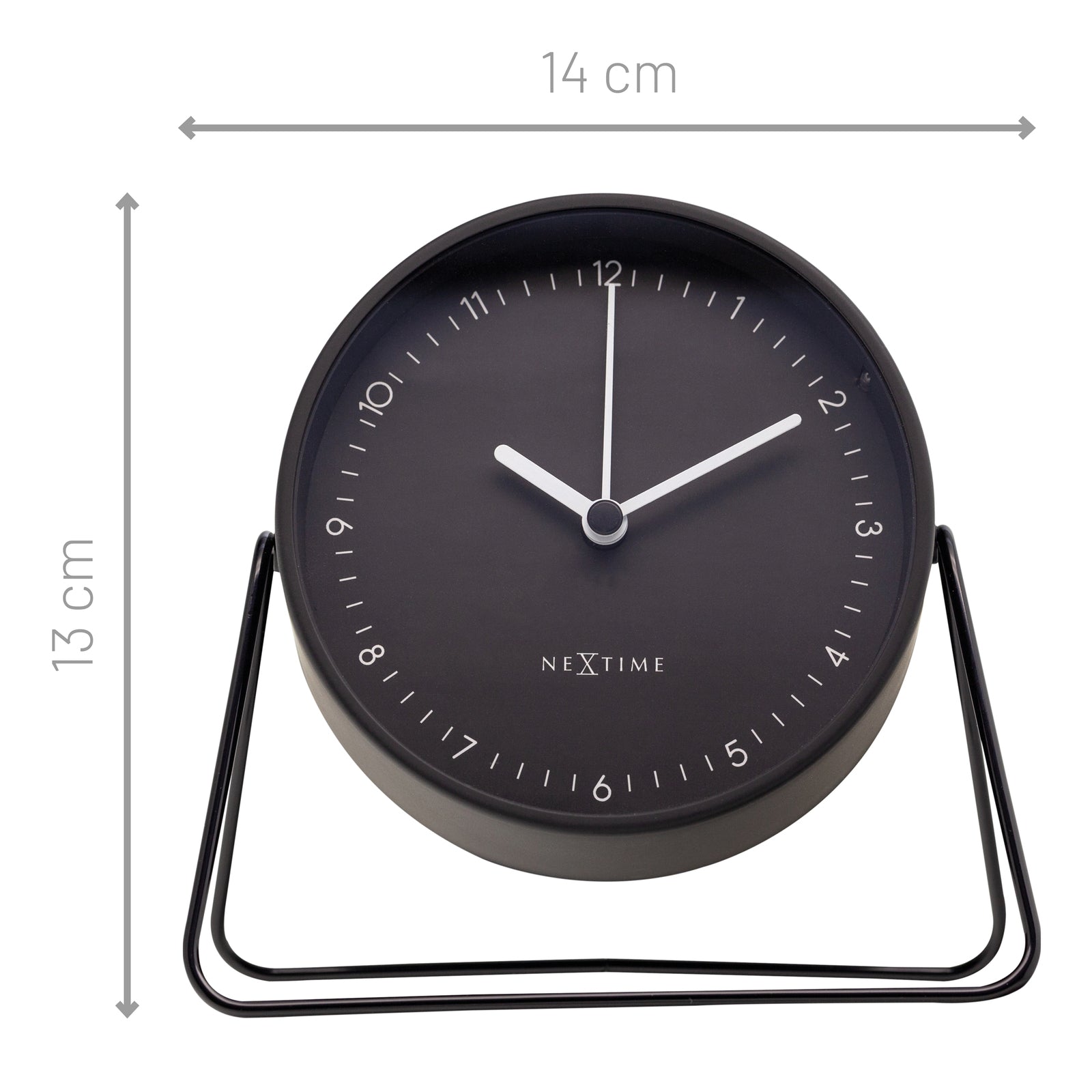 575240zw-nextime-berlin-14x13cm-table-alarm-clock-w-night-light-black