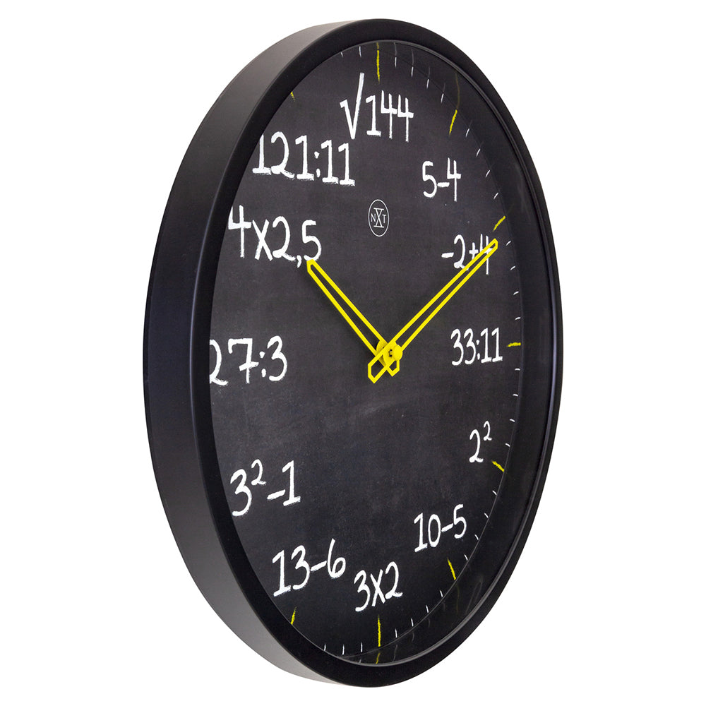 577363zw-nextime-maths-30cm-silent-analogue-round-wall-clock