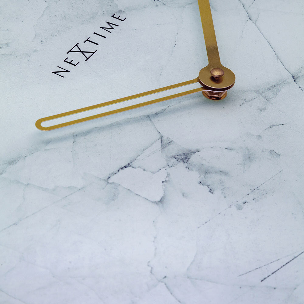 578189wi-nextime-40cm-marble-wall-clock-white
