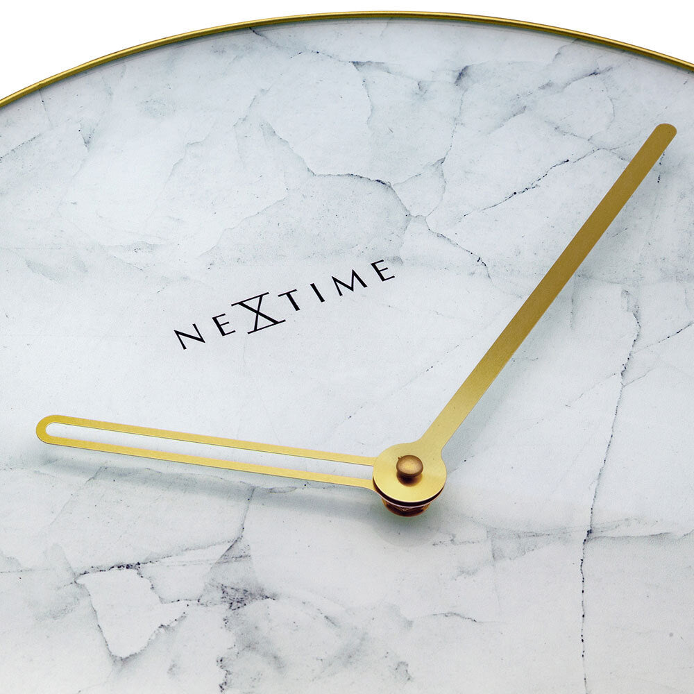 578189wi-nextime-40cm-marble-wall-clock-white