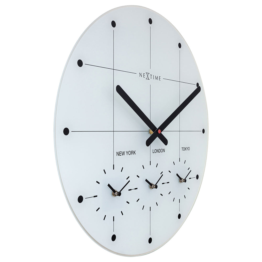 578197wi-nextime-43cm-big-city-multiple-time-zone-round-wall-clock-white