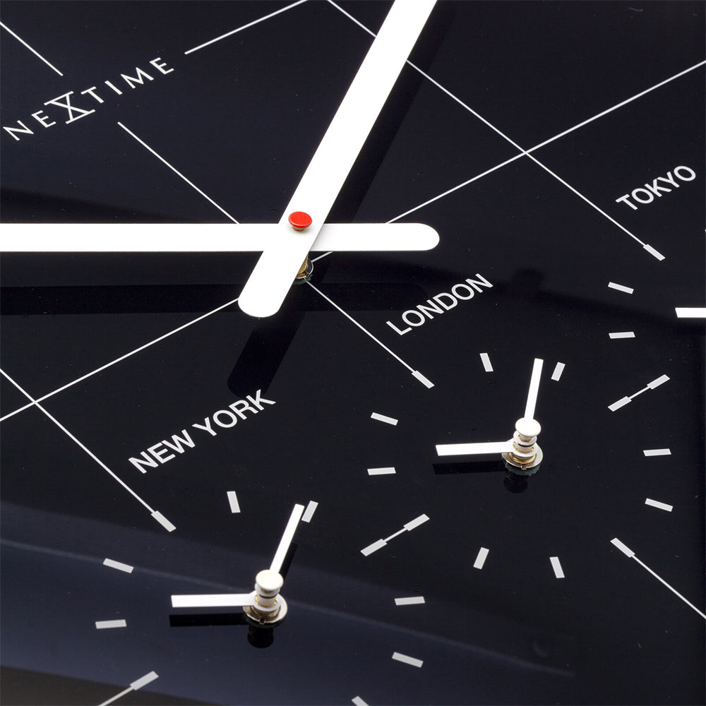 578197zw-nextime-43cm-big-city-multiple-time-zone-round-wall-clock-black
