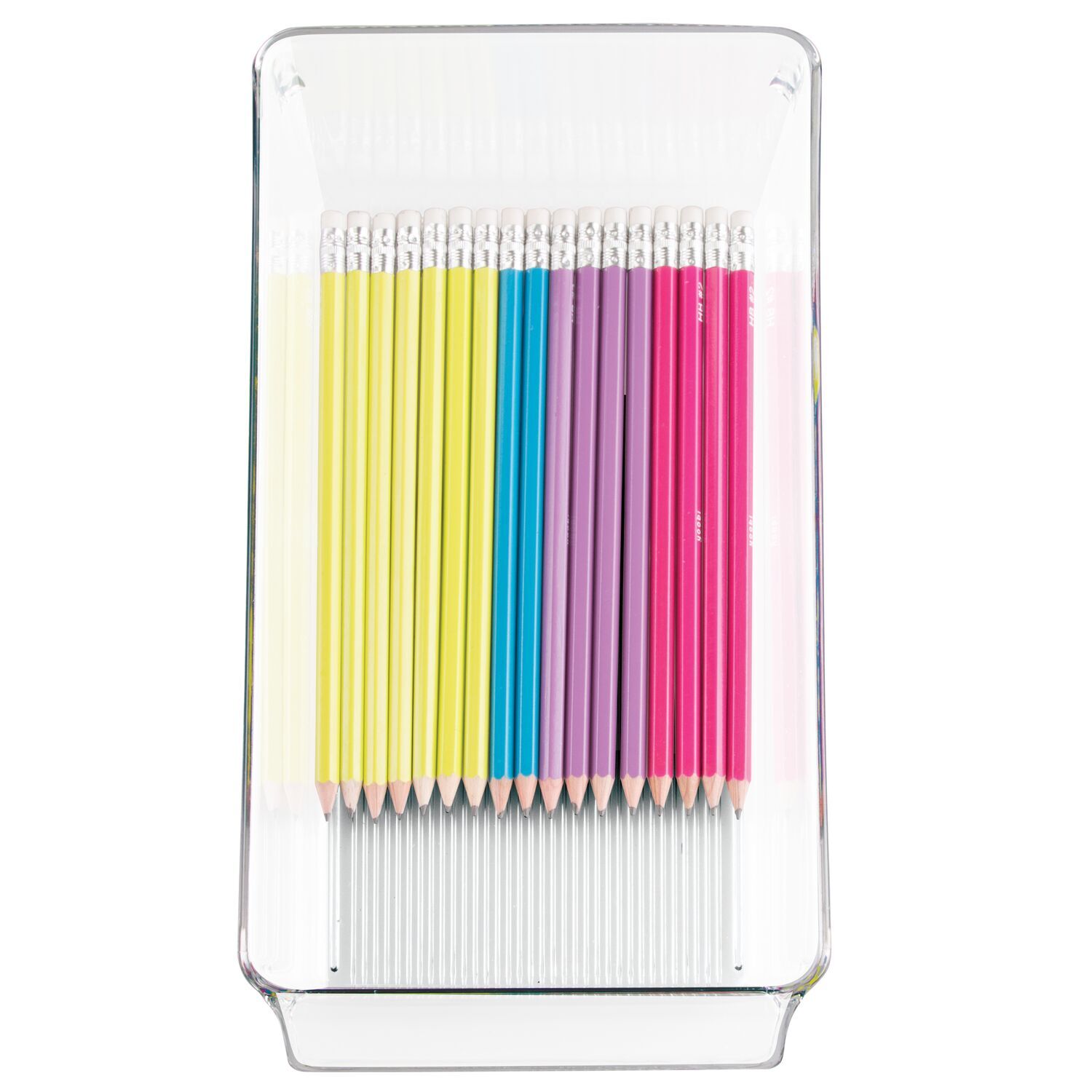 59430-idesign-linus-pullz-28x15-2cm-storage-organiser-bin-clear