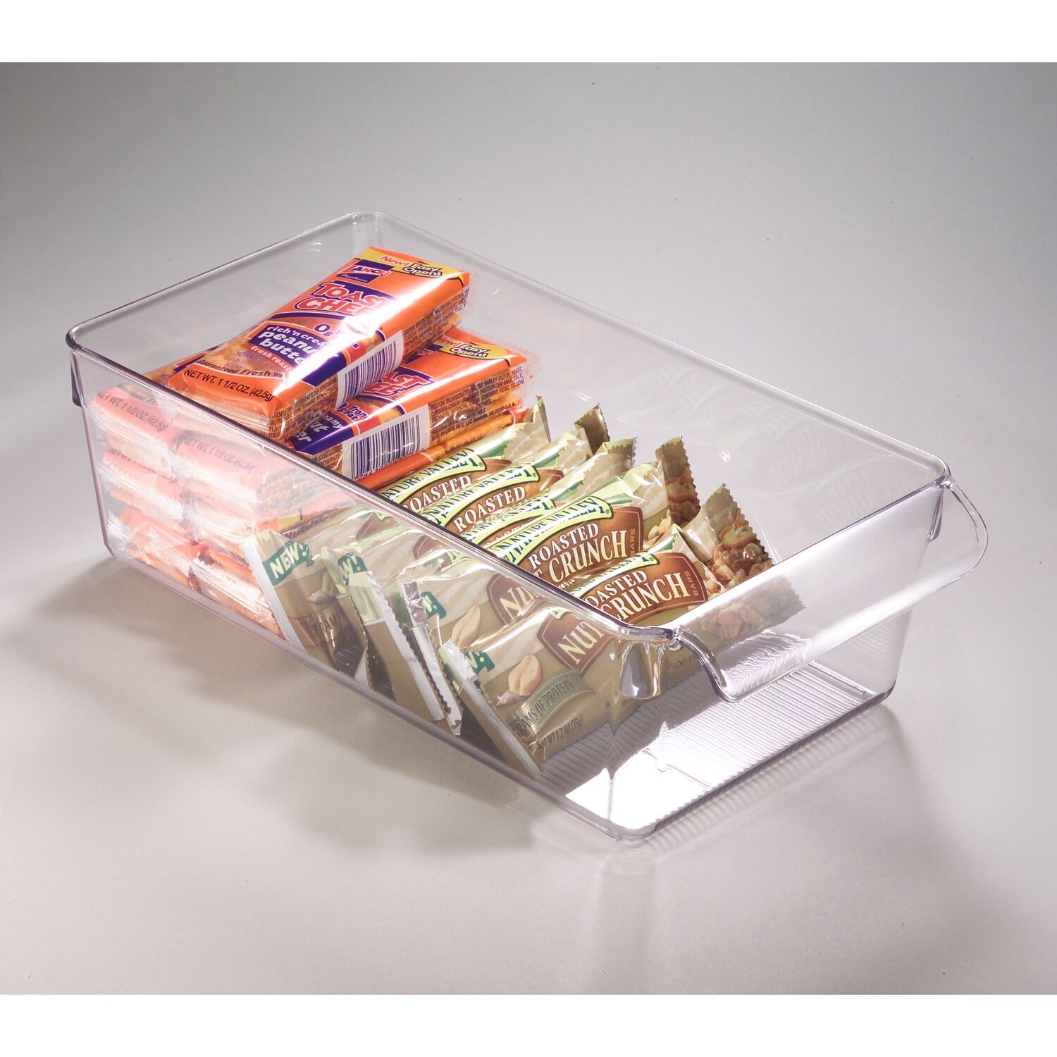 59430-idesign-linus-pullz-28x15-2cm-storage-organiser-bin-clear
