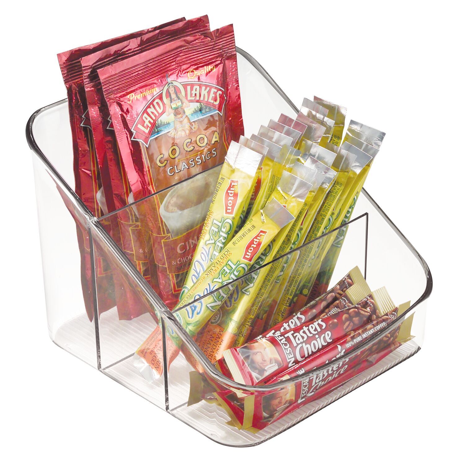 59830-idesign-linus-15-5x13cm-3-tier-packet-storage-organiser-clear