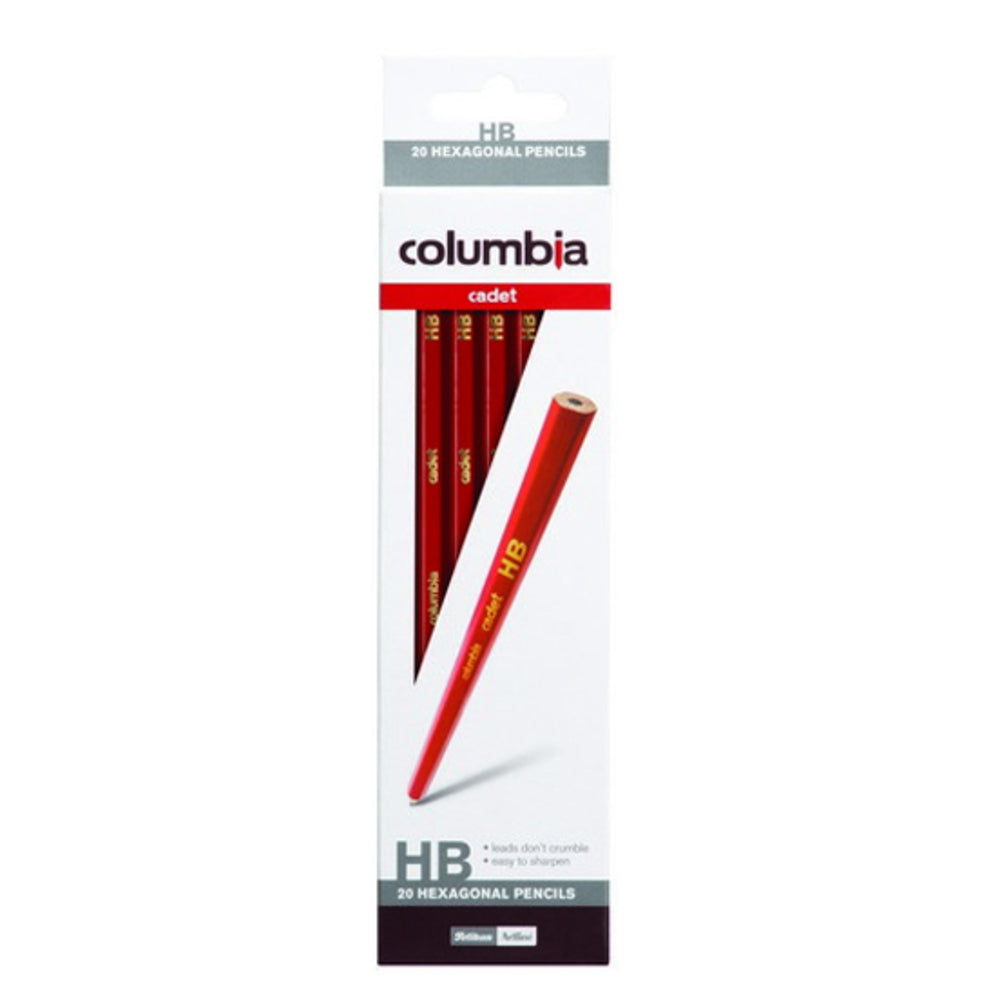 61500hhb-20pc-columbia-hb-hexagonal-pencils