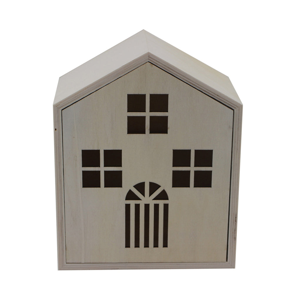 617024-boyle-craftwood-wooden-house-storage-box-diy-16x10x21cm