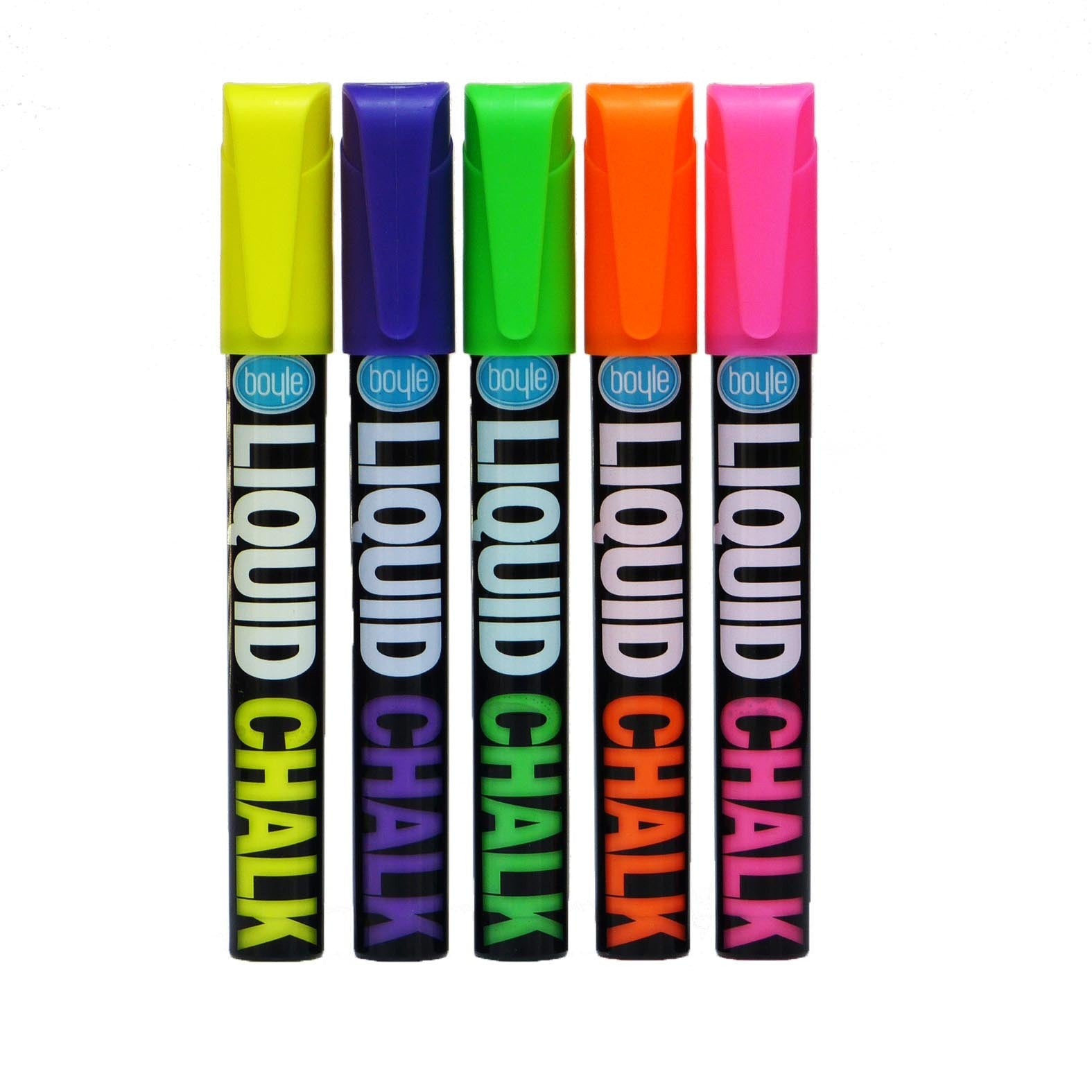 63000flu-5pc-boyle-liquid-chalk-writing-markers-fluorescent