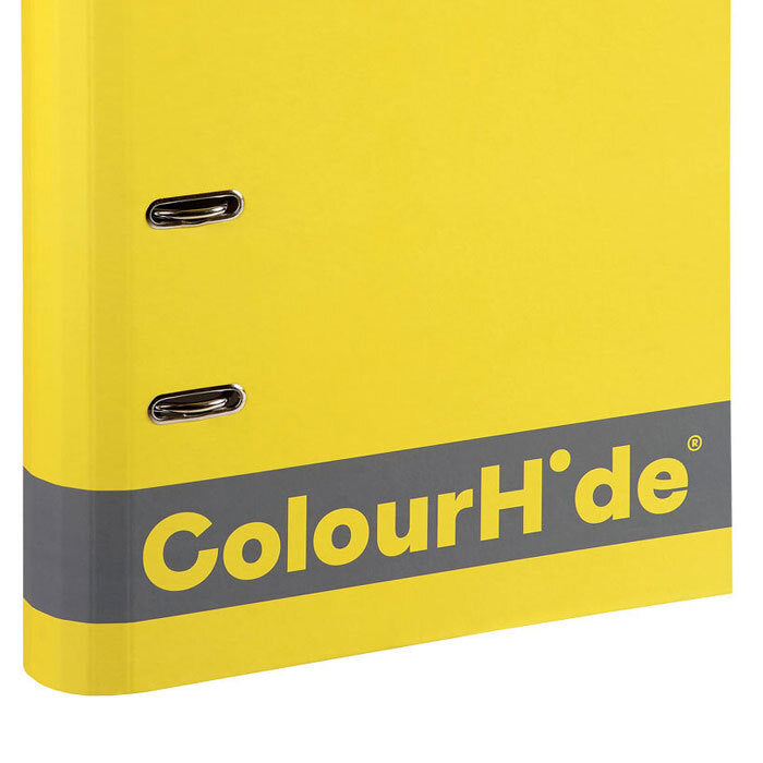 6606005-colourhide-a4-70mm-375-sheets-silky-touch-lever-arch-file-yellow