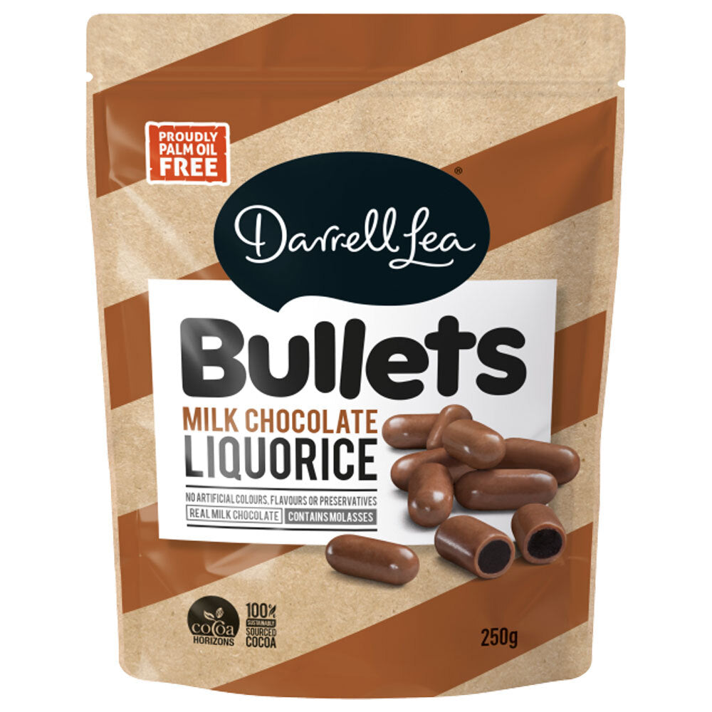 67532-darrell-lea-250g-bullets-liquorice-milk-chocolate-bag