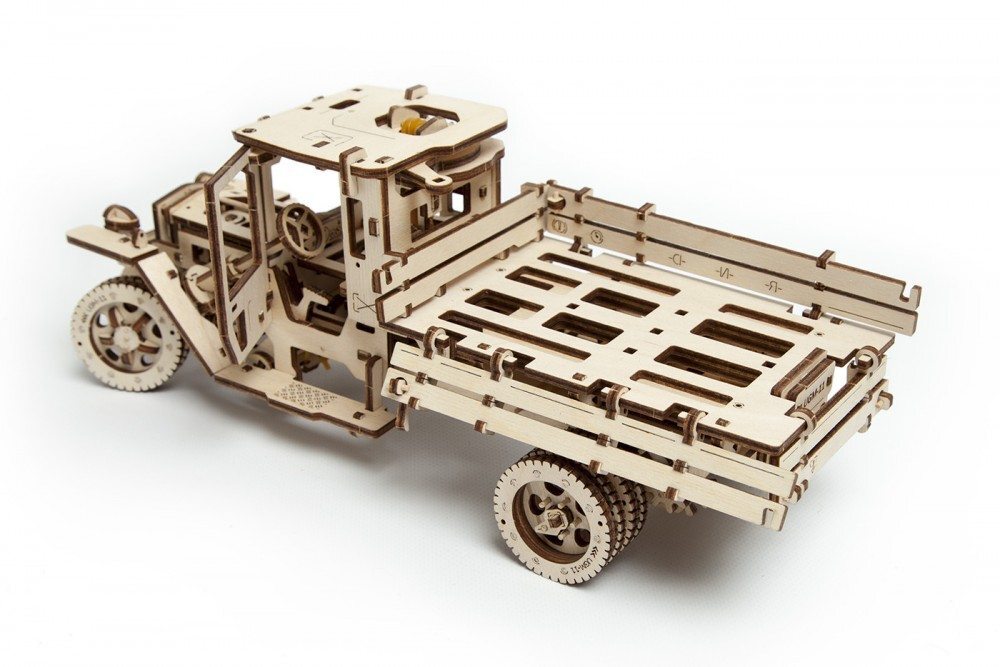 70015-ugears-ugm-11-truck-mechanical-diy-wooden-3d-puzzle-420pc