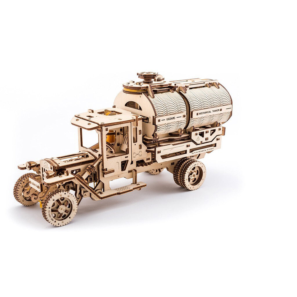70021-ugears-truck-with-tanker-mechanical-diy-wooden-3d-puzzle-94pc