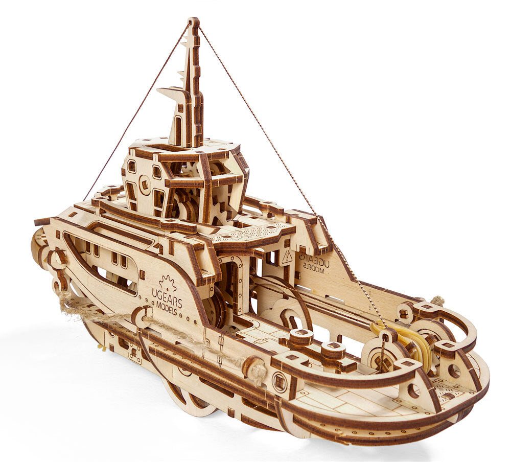 70078-ugears-tugboat-mechanical-diy-wooden-3d-puzzle-169pc