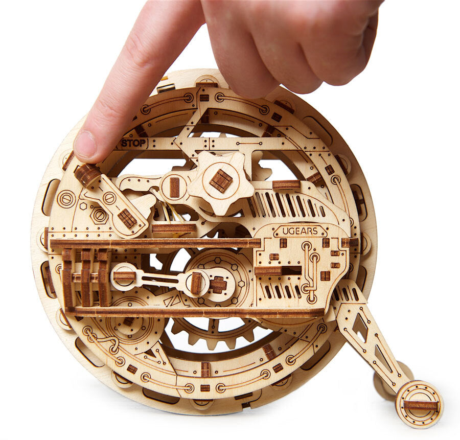 70080-ugears-monowheel-mechanical-diy-wooden-3d-puzzle-300pc