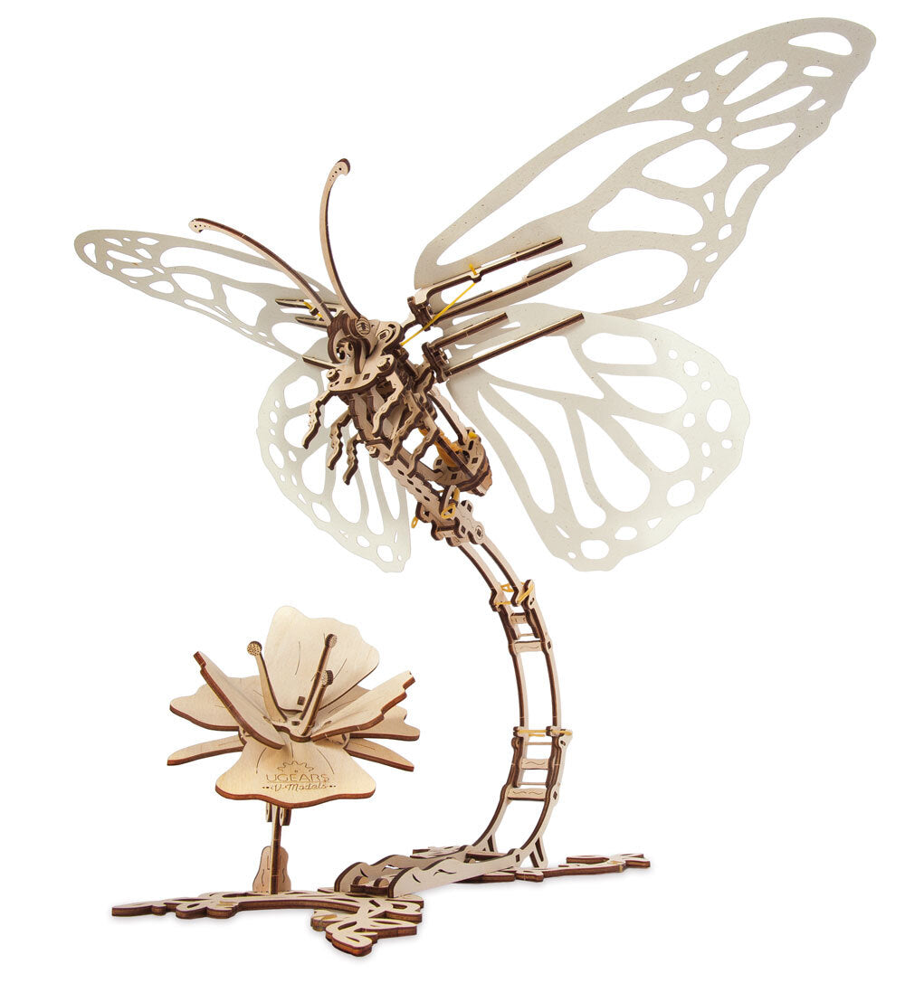 70081-ugears-butterfly-mechanical-diy-wooden-3d-puzzle-161pc