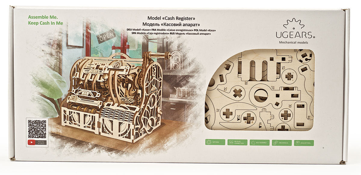 70136-ugears-cash-register-mechanical-diy-wooden-3d-puzzle-40pc