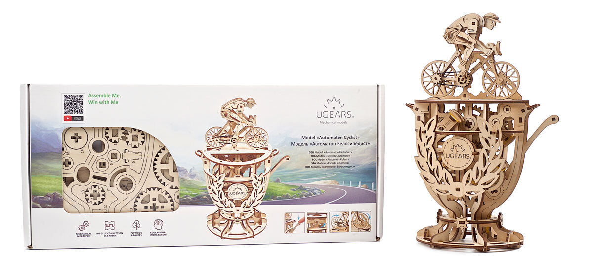 70148-ugears-automaton-cyclist-mechanical-wooden-3d-puzzle-189pc