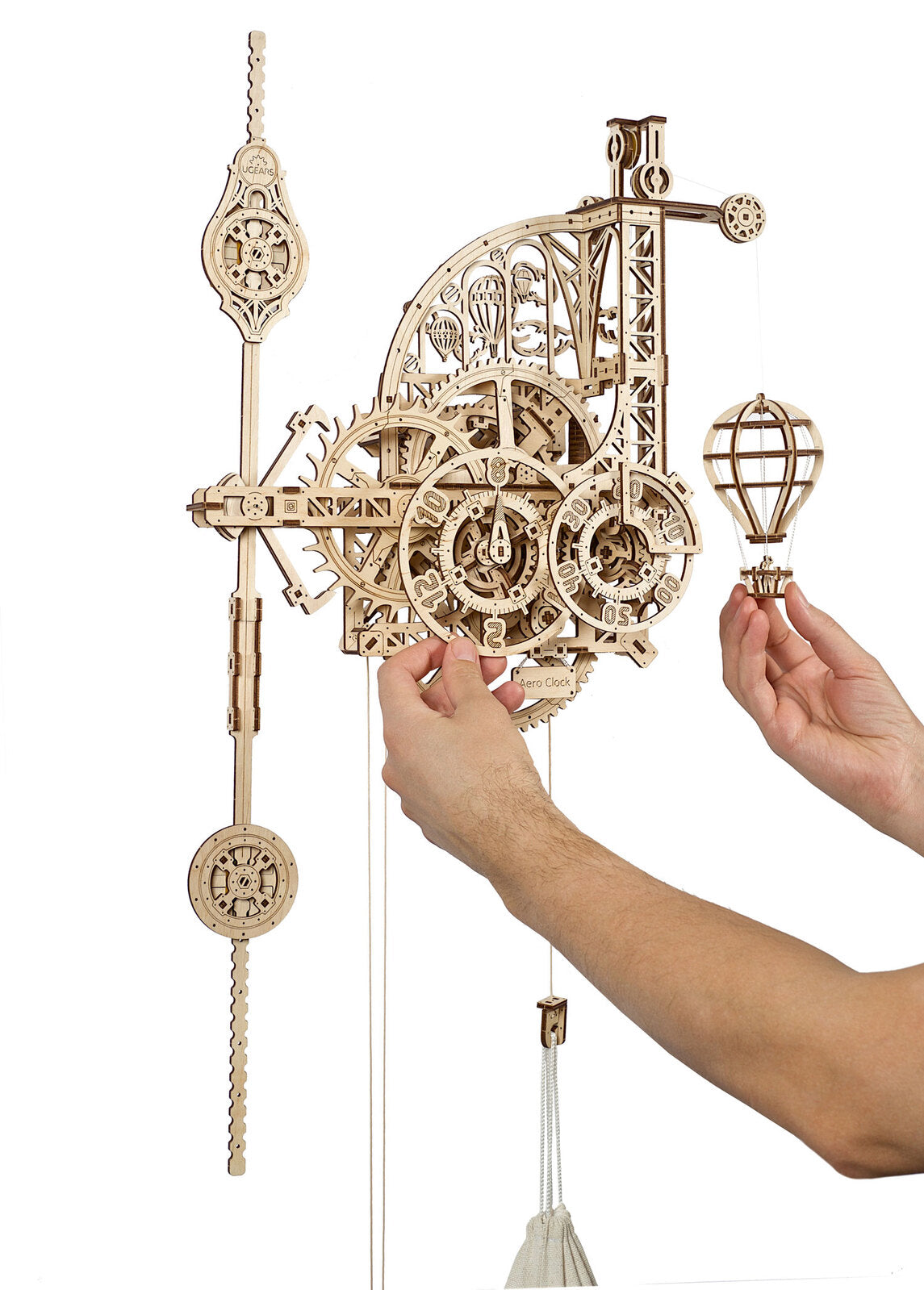 70154-ugears-aero-clock-mechanical-diy-wooden-3d-puzzle-320pc