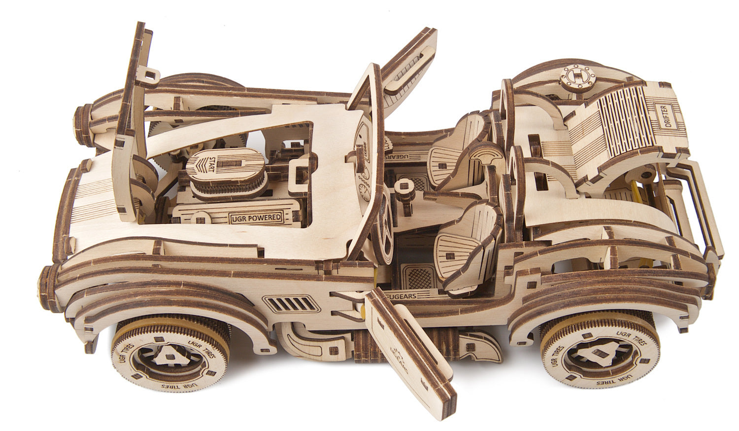70161-ugears-drift-cobra-racing-car-mechanical-wooden-3d-puzzle-370pc