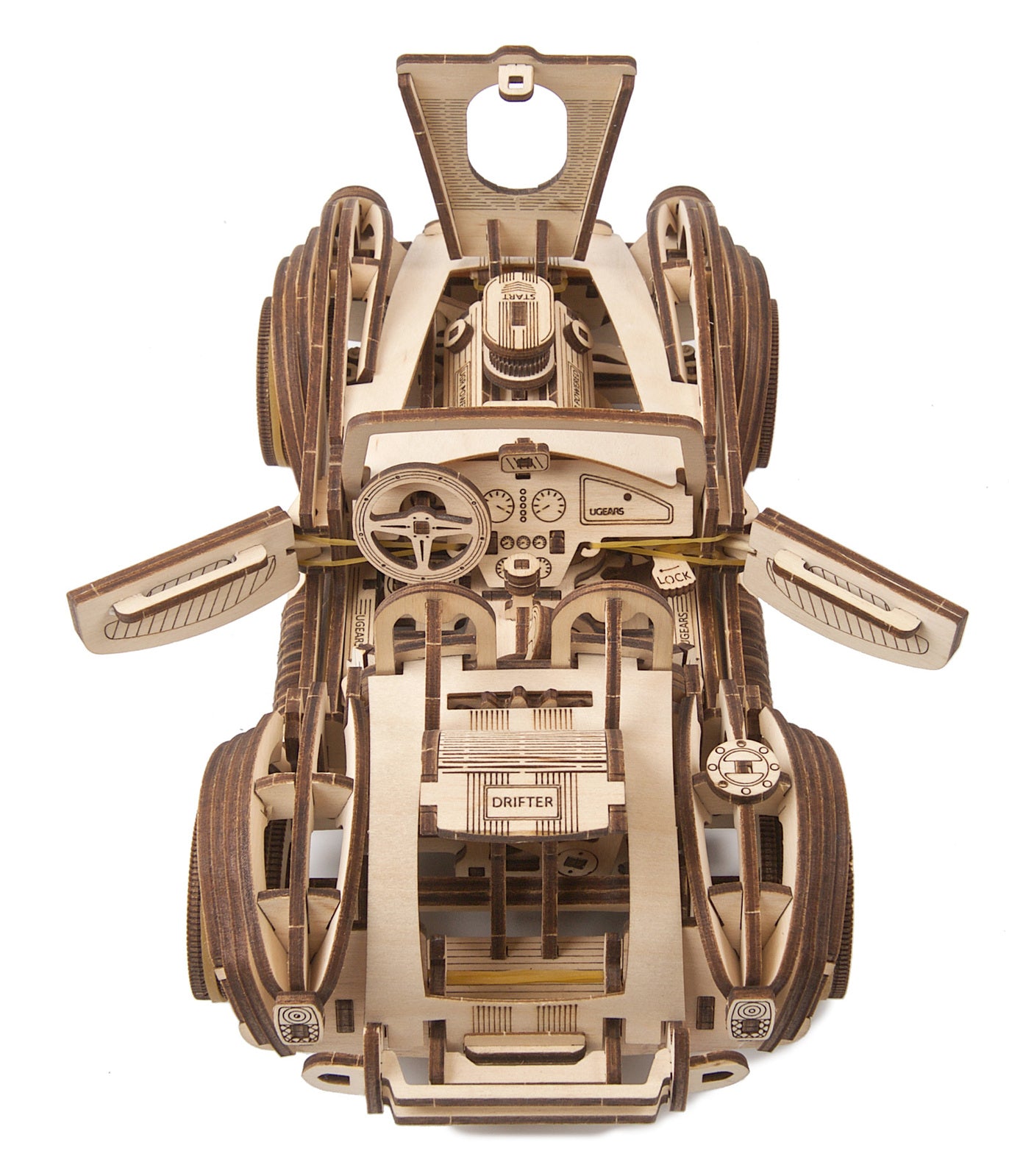 70161-ugears-drift-cobra-racing-car-mechanical-wooden-3d-puzzle-370pc
