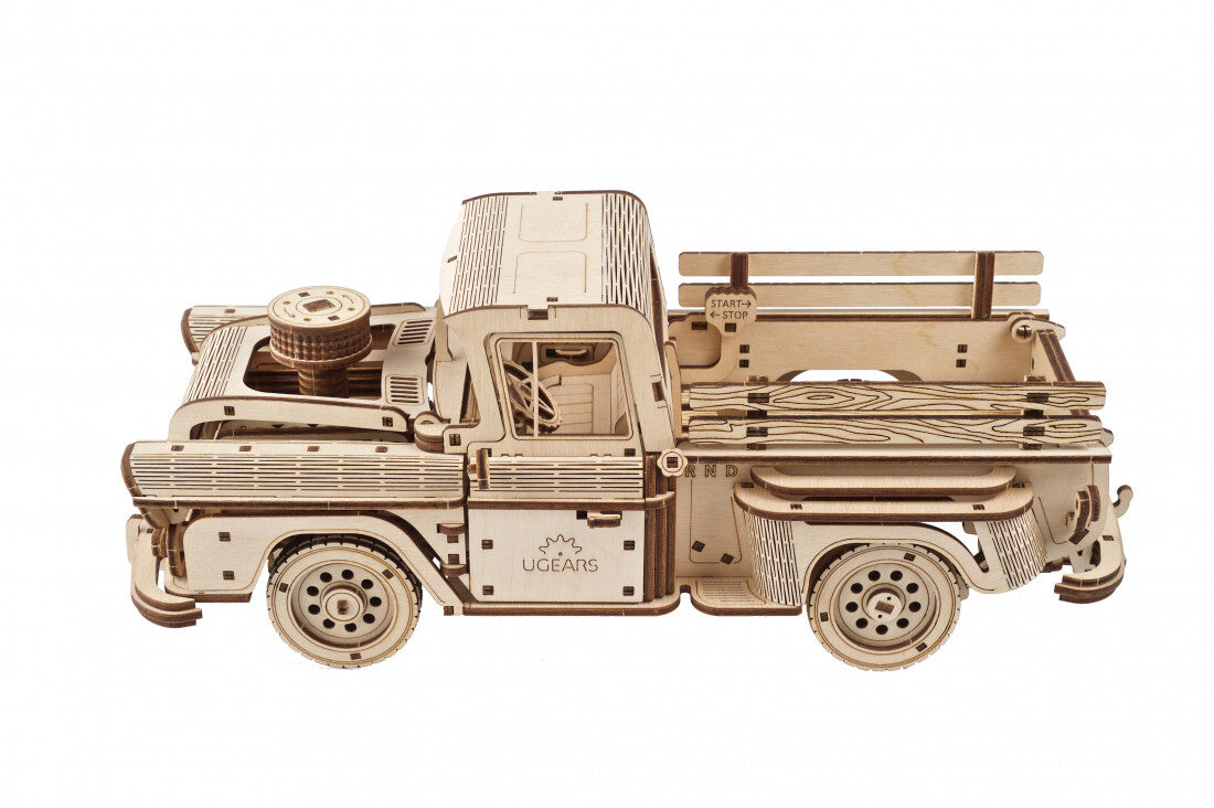70171-ugears-pickup-lumberjack-mechanical-diy-wooden-3d-puzzle-460pc