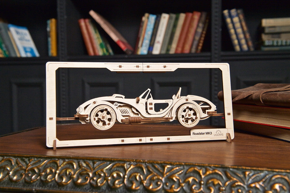 70195-ugears-roadster-mk3-mechanical-diy-wooden-2-5d-puzzle-62pc