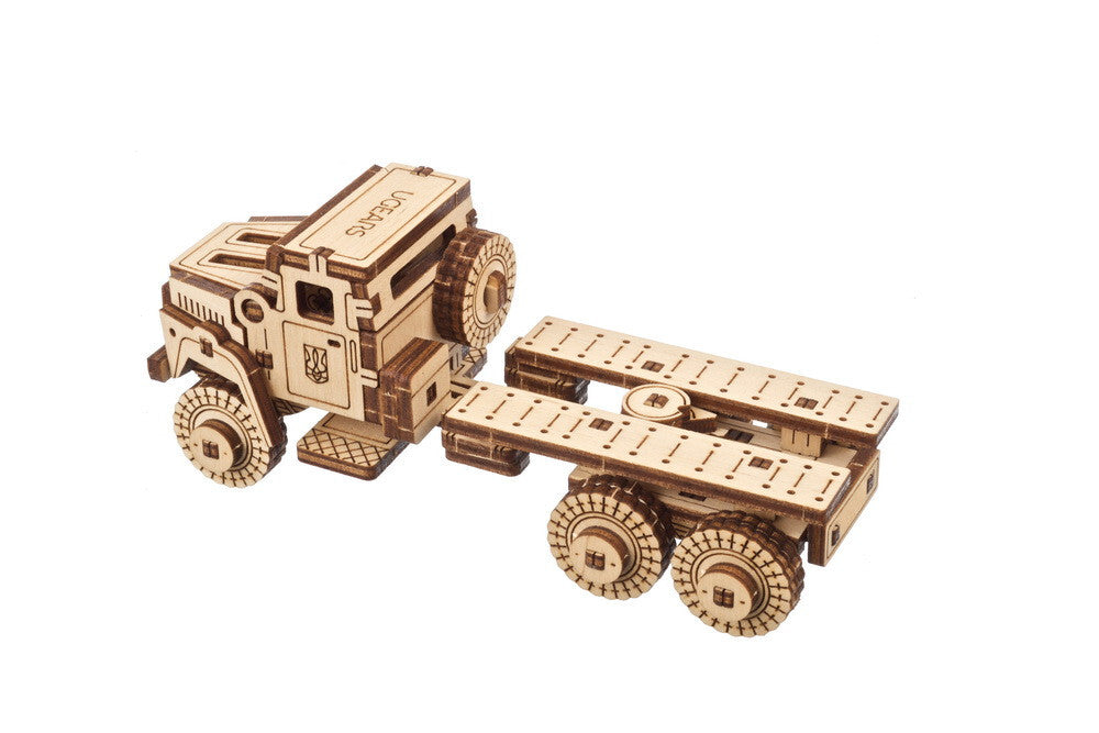 70199-ugears-military-truck-mechanical-diy-wooden-3d-puzzle-91pc