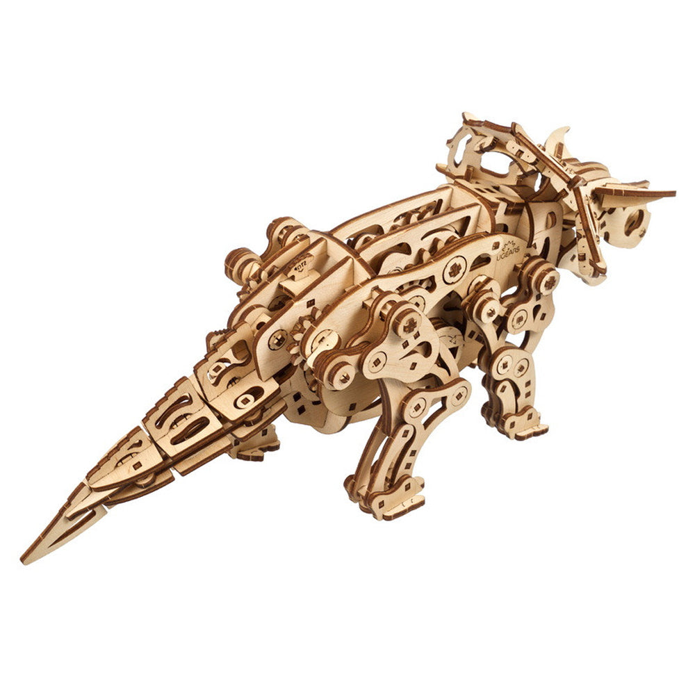 70211-ugears-400pcs-triceratops-wooden-mechanical-3d-model-kit-14y