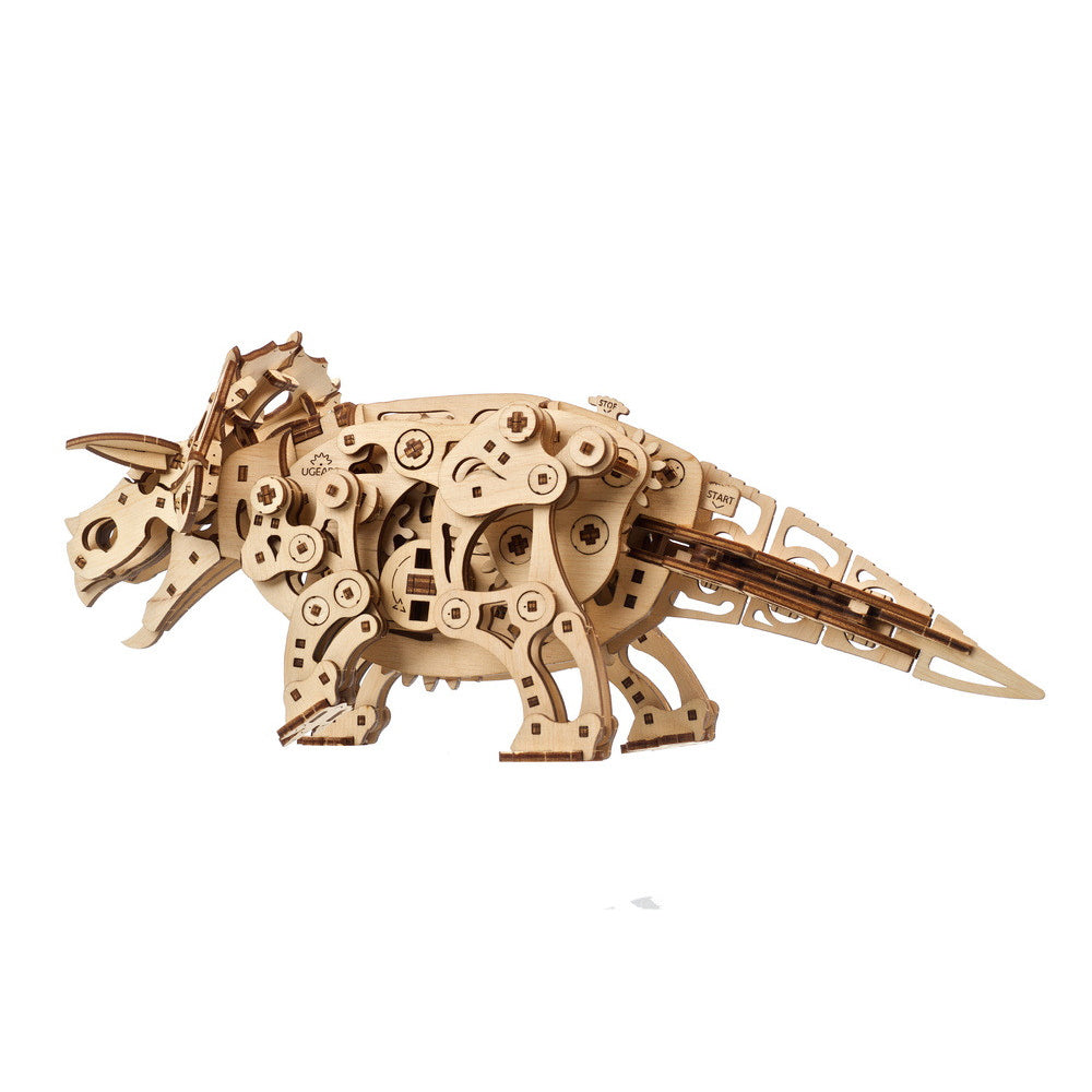 70211-ugears-400pcs-triceratops-wooden-mechanical-3d-model-kit-14y