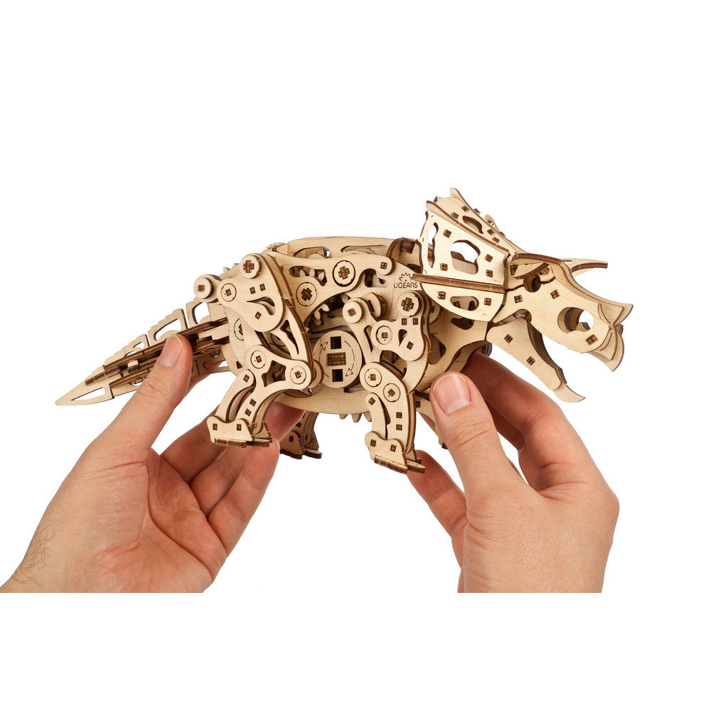 70211-ugears-400pcs-triceratops-wooden-mechanical-3d-model-kit-14y