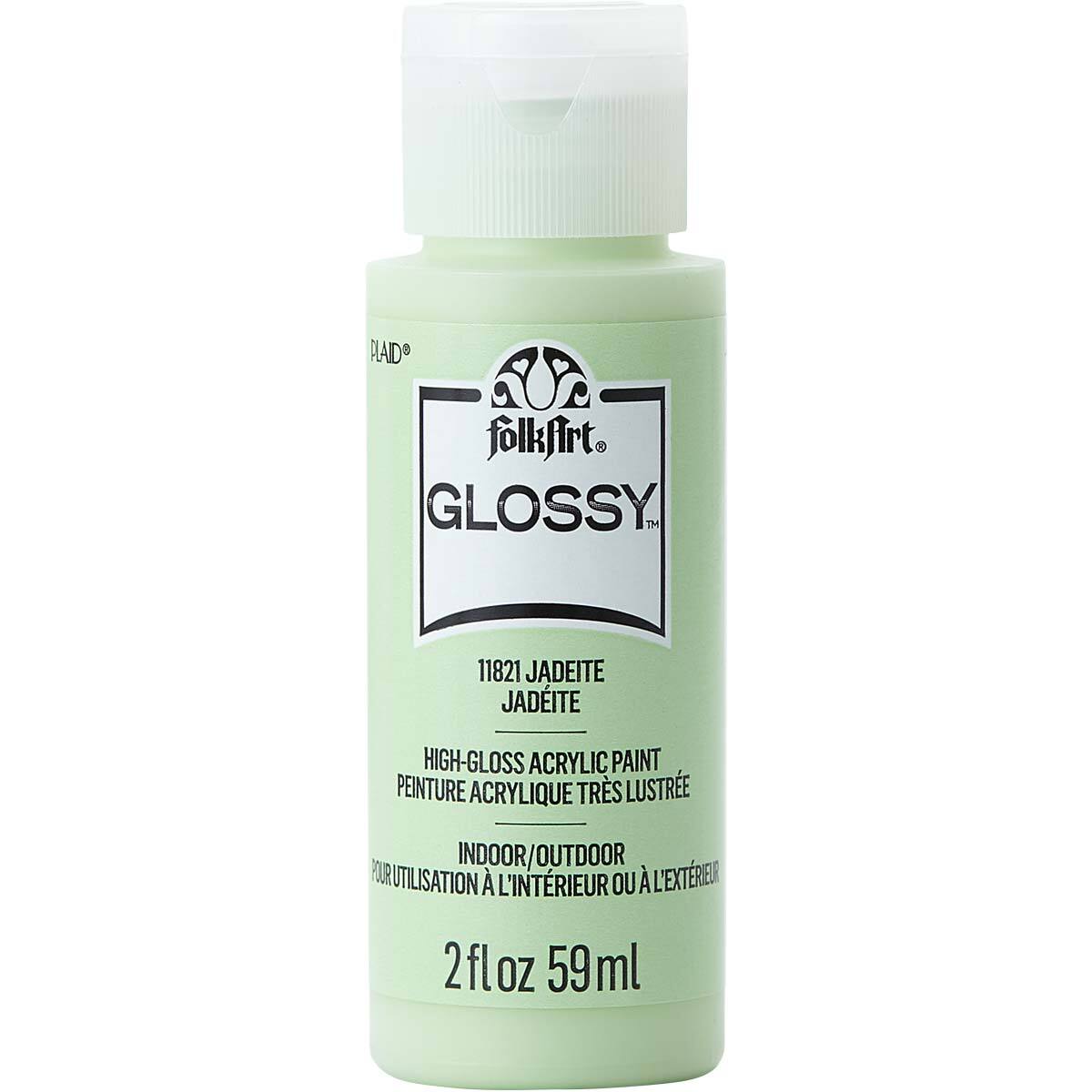 7611821-plaid-folkart-59ml-glossy-art-acrylic-paint-jadeite