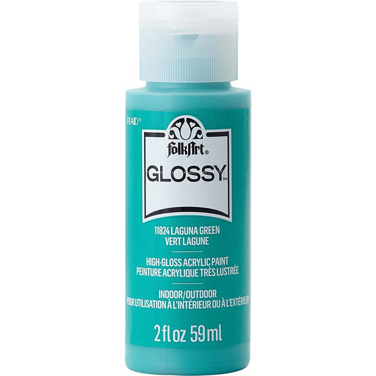 7611824-plaid-folkart-59ml-glossy-art-acrylic-paint-laguna-green