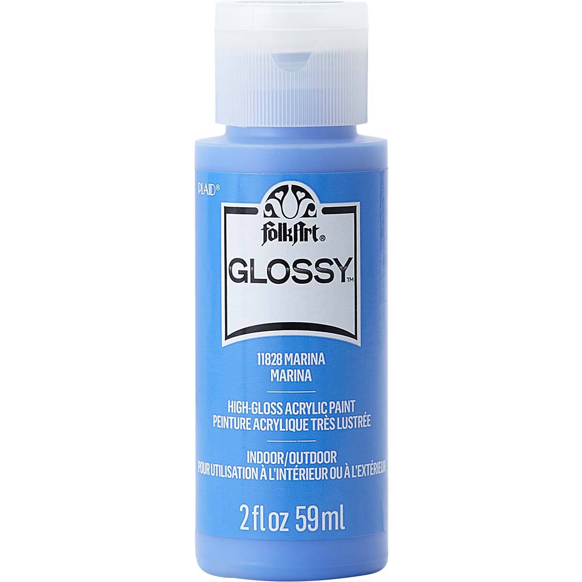7611828-plaid-folkart-59ml-glossy-art-acrylic-paint-marina