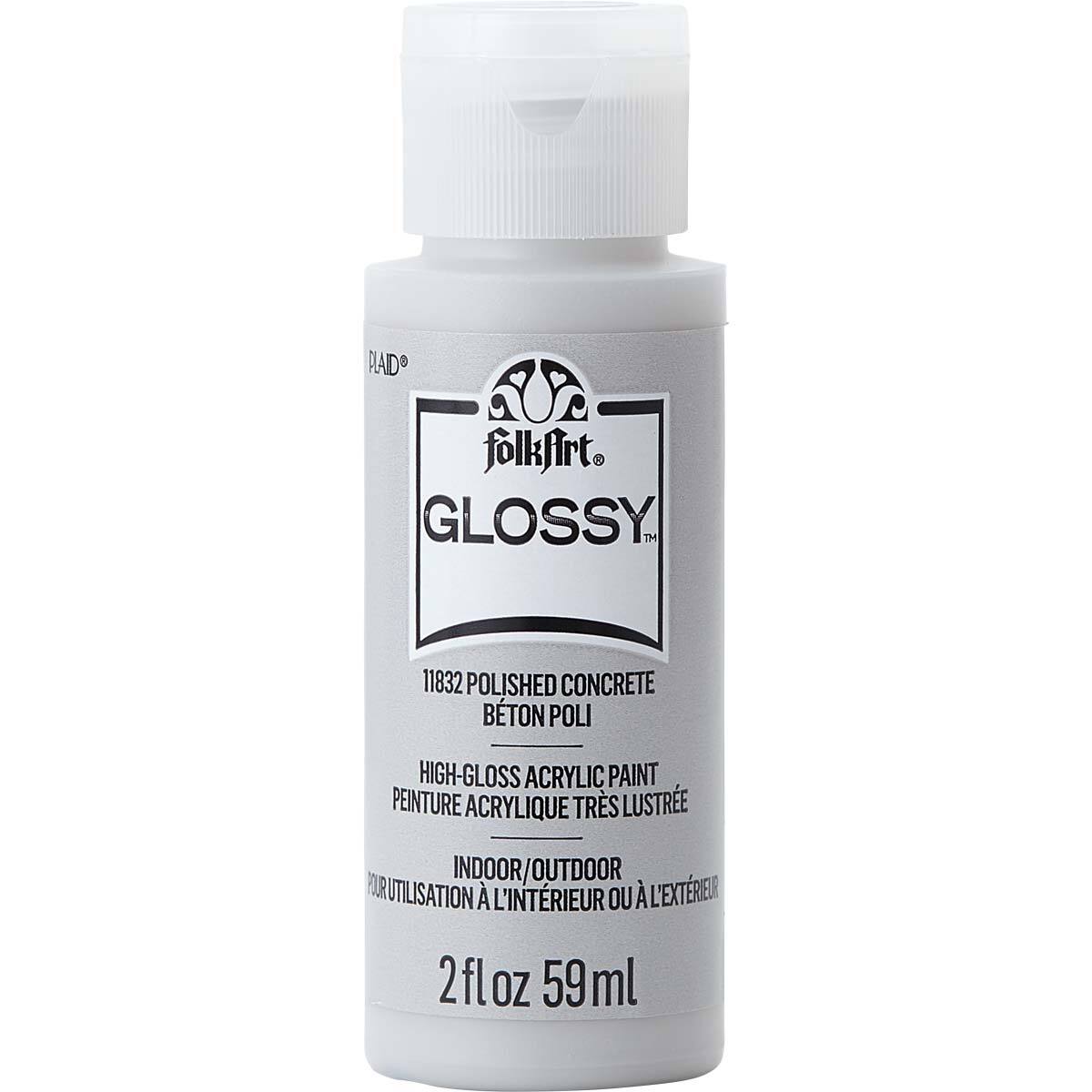 7611832-plaid-folkart-59ml-glossy-art-acrylic-paint-polished-concrete