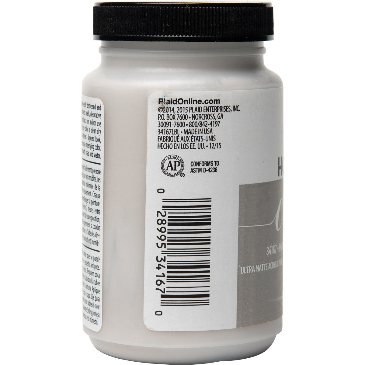 7634167-plaid-folkart-236ml-home-decor-chalk-acrylic-paint-parisian-grey