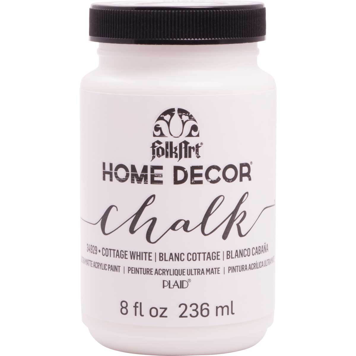 7634929-plaid-folkart-236ml-home-decor-chalk-acrylic-paint-cottage-white
