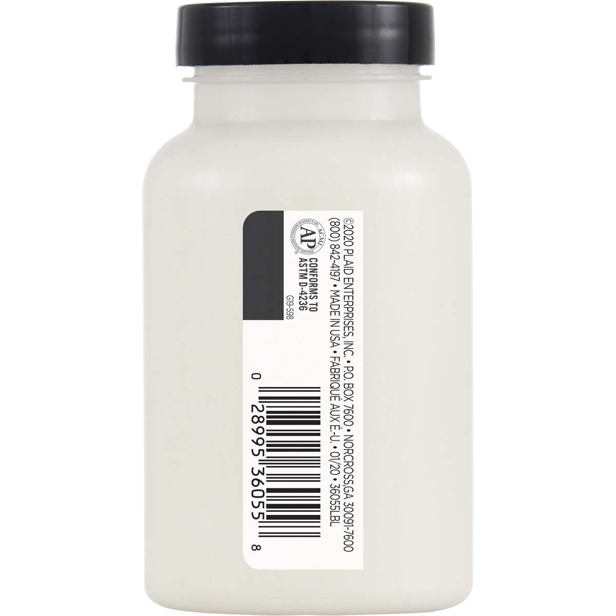 7636055-plaid-folkart-236ml-one-decor-paint-eggshell-finish-farmhouse-white